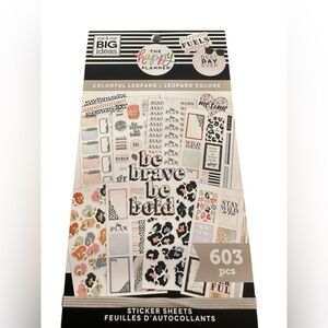 The Happy Planner Colorful Leopard Sticker Book